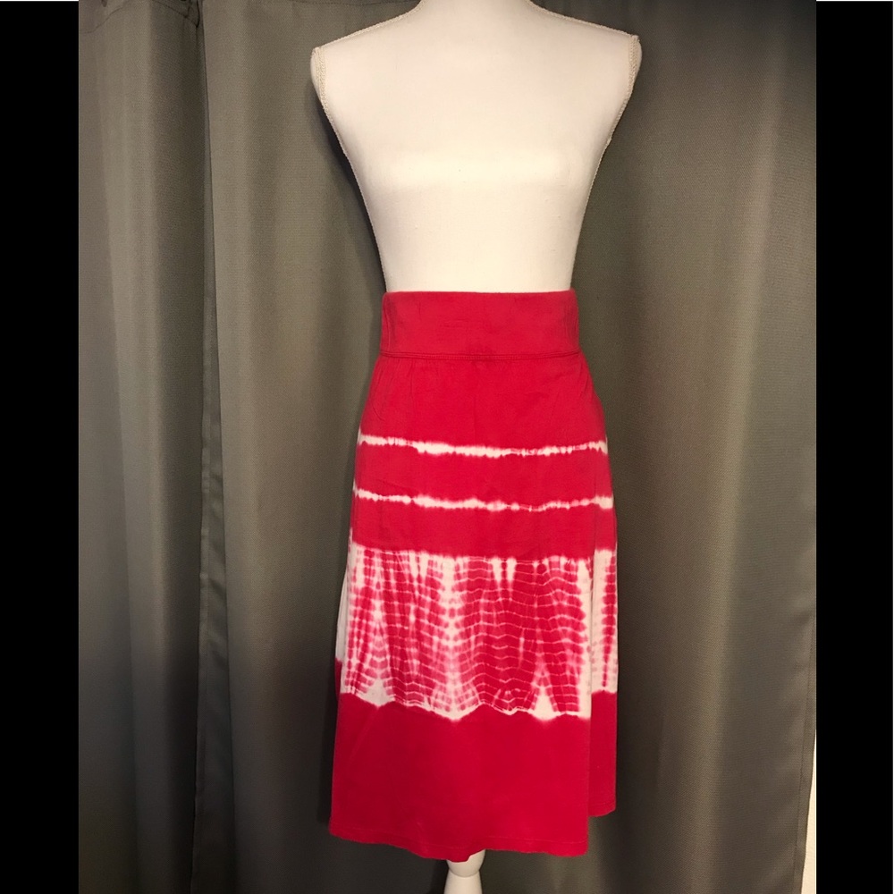 Indigo Tie-dyed Skirt